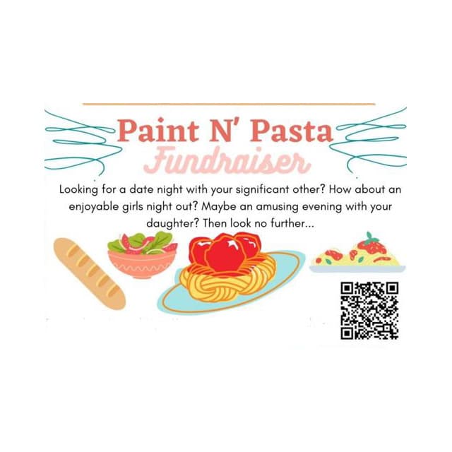 Paint and Pasta Fundraiser