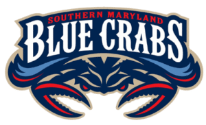 Southern Maryland Blue Crabs logo, featuring a crab with prominent claws