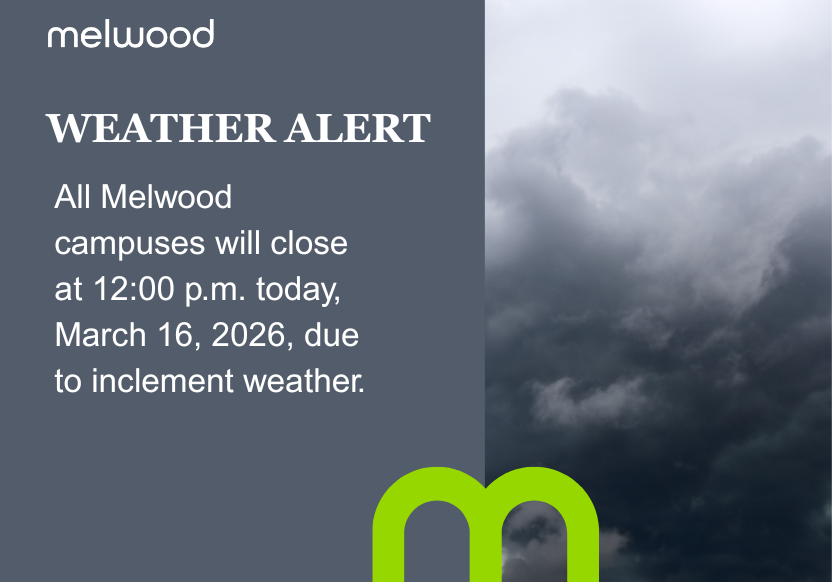 Image with storm clouds sharing weather alert