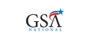 GSA National logo, featuring a shooting star